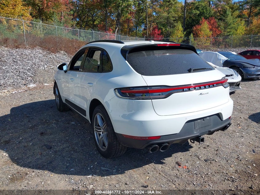 2020 Porsche Macan VIN WP1AA2A57LLB04462 IAAI salvage auction — FRONT END, Salvage (Massachusetts), sold $13,500 on 2026-10-11 (photo 3)