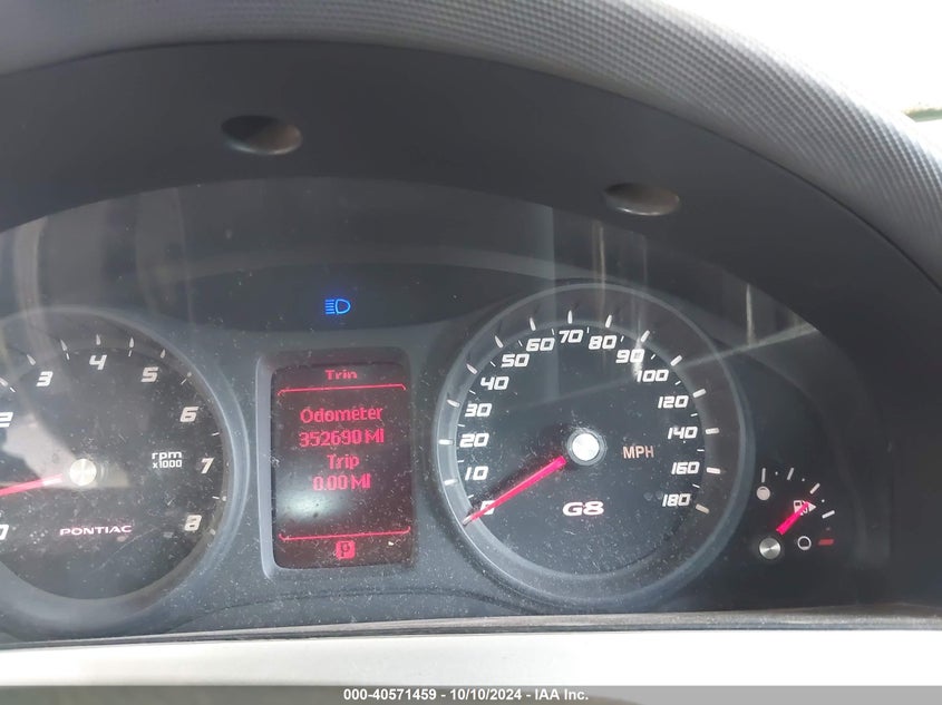 2009 Pontiac G8 VIN 6G2ER57729L188101 IAAI salvage auction — REPOSSESSION, Salvage (Idaho), sold $200 on 2026-08-21 (photo 7)