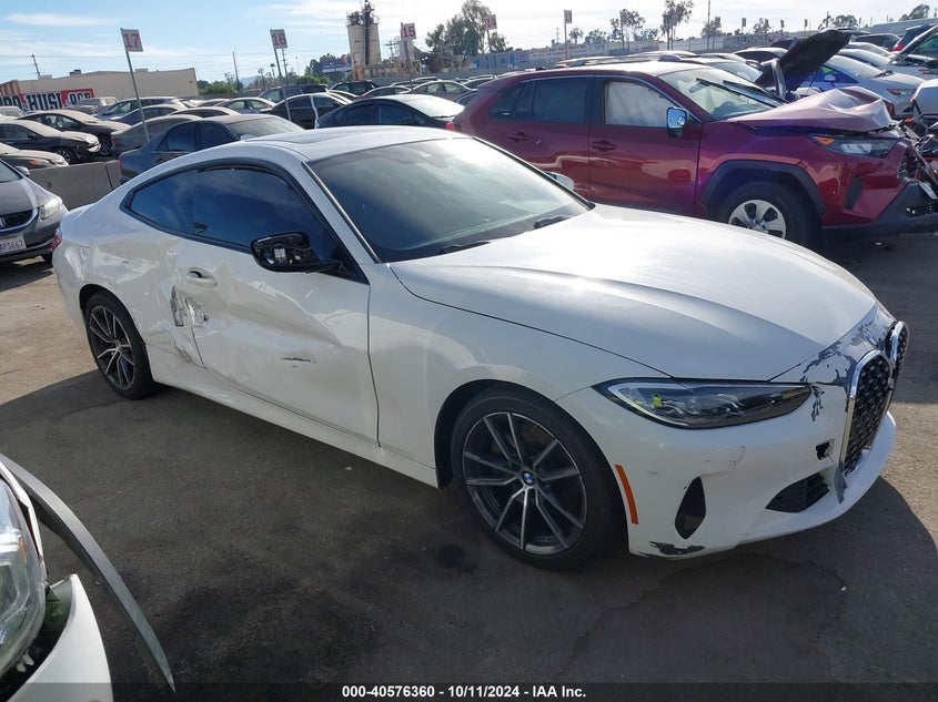 2023 BMW 430I VIN WBA53AP08PCL76606 — COPART salvage auction photo