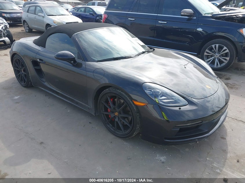 2021 PORSCHE 718 BOXSTER VIN WP0CD2A84MS232418 — COPART salvage auction photo