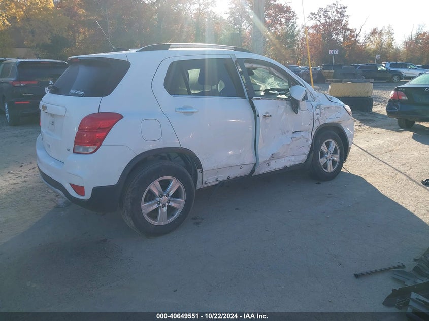 2017 Chevrolet Trax VIN KL7CJPSB3HB239010 IAAI salvage auction — RIGHT FRONT, Salvage (New Hampshire), sold $1,450 on 2026-07-15 (photo 4)