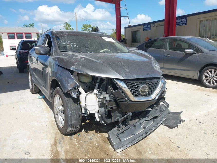 2020 Nissan Rogue sport VIN JN1BJ1CV8LW256720 IAAI salvage auction — FRONT END, Certificate Of Destruction (Florida), sold $1,450 on 2026-07-14 (photo 1)
