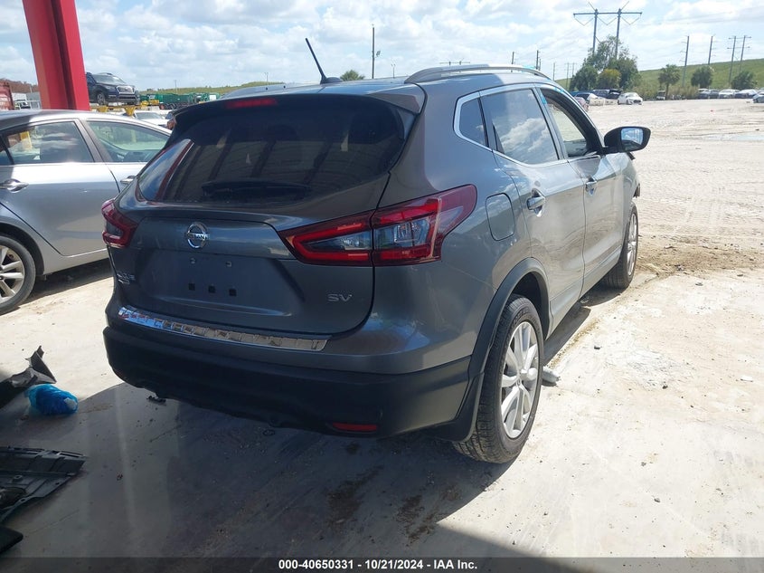 2020 Nissan Rogue sport VIN JN1BJ1CV8LW256720 IAAI salvage auction — FRONT END, Certificate Of Destruction (Florida), sold $1,450 on 2026-07-14 (photo 4)