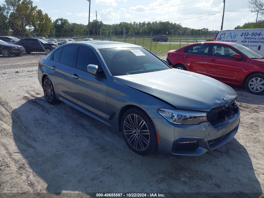 2018 BMW 530E VIN WBAJA9C50JB251794 — COPART salvage auction photo