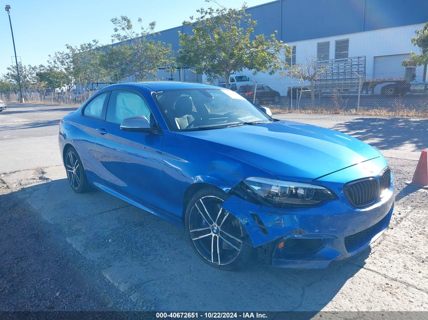 2018 BMW M240I VIN WBA2J5C55JVB27969 — COPART salvage auction photo