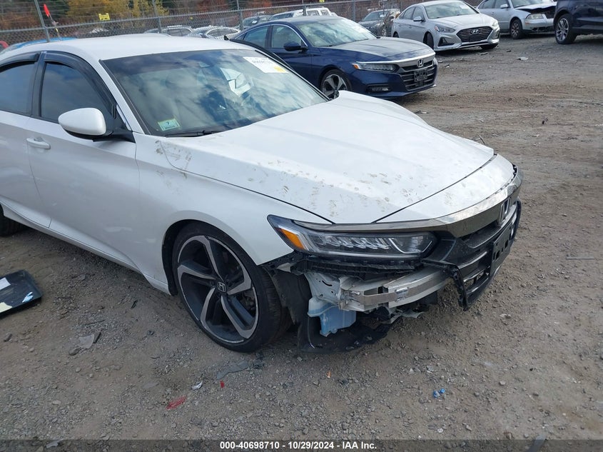 2020 Honda Accord VIN 1HGCV1F36LA142634 IAAI salvage auction — FRONT END, Salvage Title, sold $2,750 on 2026-09-18 (photo 1)