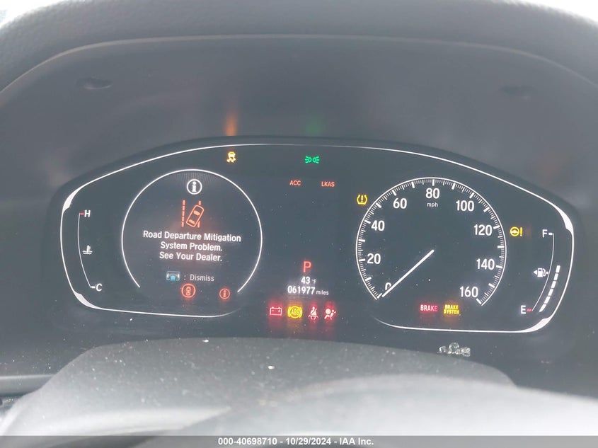 2020 Honda Accord VIN 1HGCV1F36LA142634 IAAI salvage auction — FRONT END, Salvage Title, sold $2,750 on 2026-09-18 (photo 7)