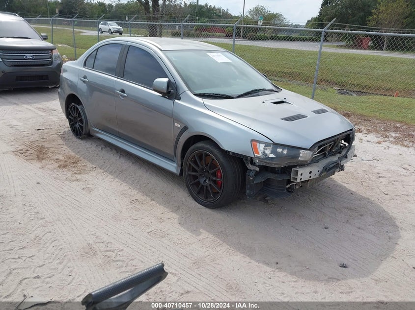 2012 MITSUBISHI LANCER EVOLUTION VIN JA32W8FV7CU010819 — COPART salvage auction photo