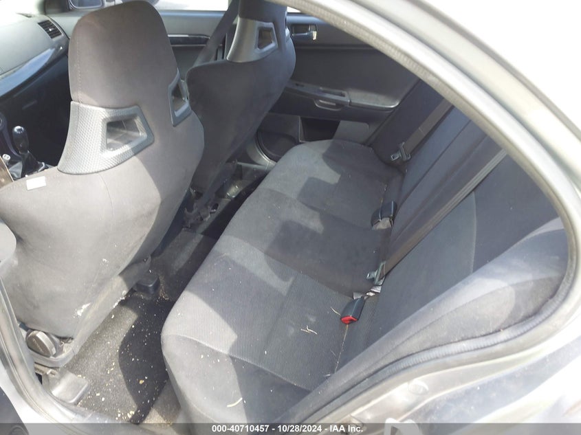 2012 Mitsubishi Lancer evolution VIN JA32W8FV7CU010819 COPART salvage auction — Front & Rear, Clear (Florida), sold $7,100 on 2024-12-04 (photo 8)