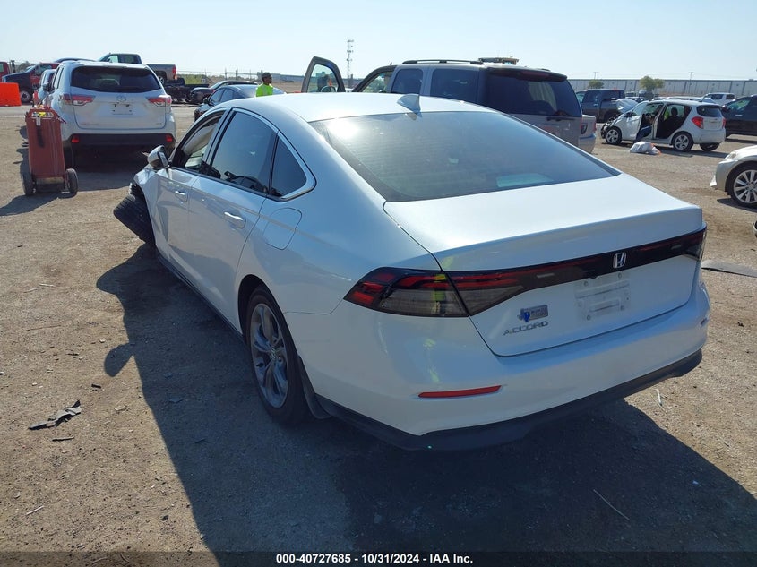 2024 Honda Accord VIN 1HGCY1F35RA025367 COPART salvage auction — Left Front, Clear (Texas), sold $13,500 on 2024-12-17 (photo 3)