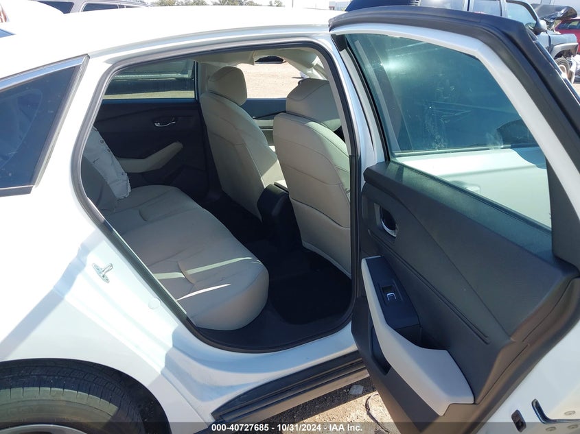 2024 Honda Accord VIN 1HGCY1F35RA025367 COPART salvage auction — Left Front, Clear (Texas), sold $13,500 on 2024-12-17 (photo 8)