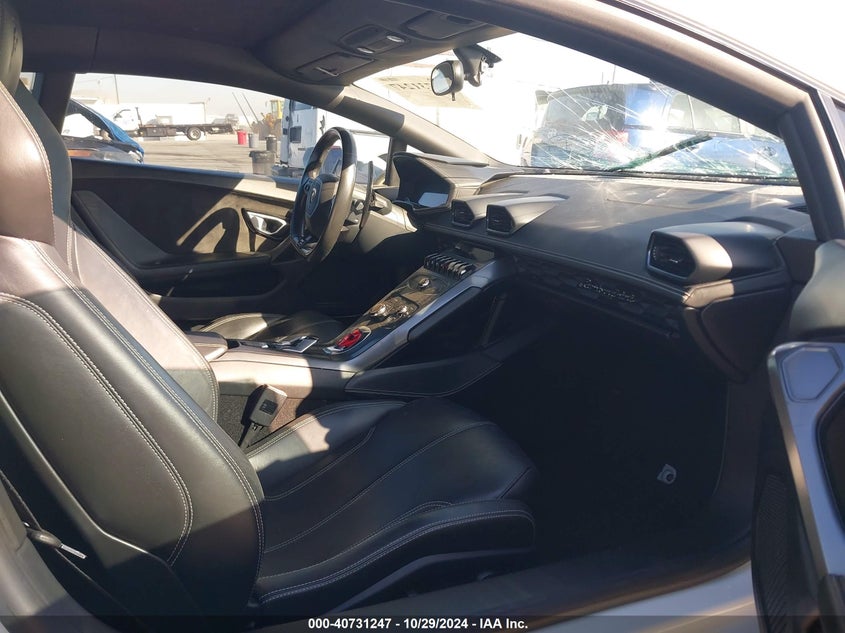 2015 Lamborghini Huracan VIN ZHWUC1ZF8FLA03249 COPART salvage auction — Front End, Salvage (California), sold $106,000 on 2025-01-22 (photo 5)