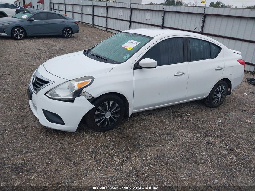 2015 Nissan Versa VIN 3N1CN7AP6FL871292 IAAI salvage auction — FRONT END, Salvage Title, sold $800 on 2026-07-19 (photo 2)
