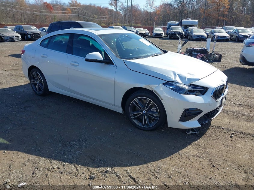 2022 BMW 228 GRAN COUPE VIN WBA73AK01N7J87124 — COPART salvage auction photo