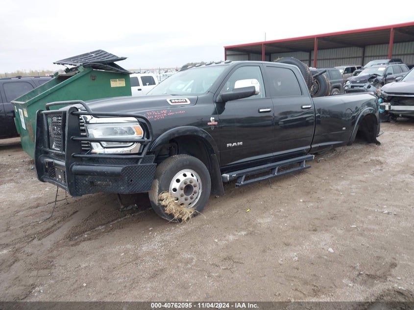 2019 Ram 3500 VIN 3C63RRJL2KG576016 IAAI salvage auction — ROLLOVER, Salvage Title, sold $8,350 on 2026-09-03 (photo 2)