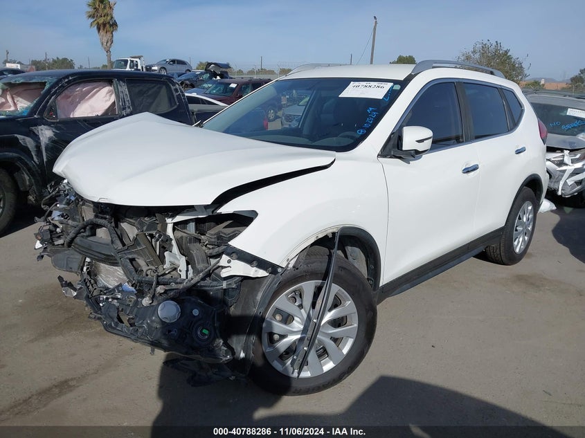 2017 Nissan Rogue sport VIN JN8AT2MT5HW134382 IAAI salvage auction — FRONT END, Salvage (California), sold $500 on 2026-07-15 (photo 2)
