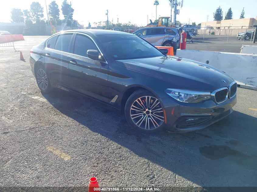 2018 BMW 530E VIN WBAJA9C52JB249836 — COPART salvage auction photo