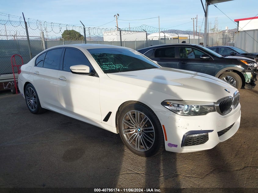 2018 BMW 530E VIN WBAJA9C52JB253093 — COPART salvage auction photo