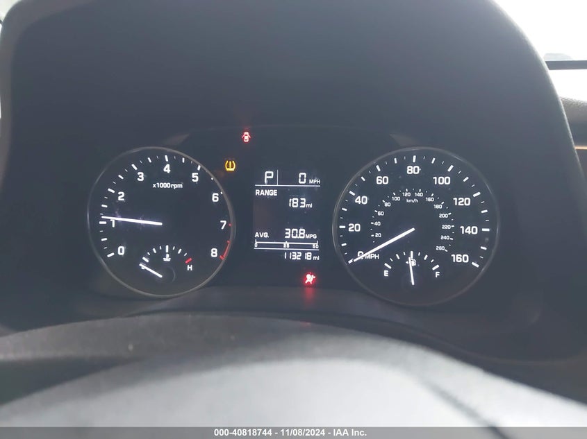 2018 Hyundai Elantra VIN KMHD74LF1JU665922 COPART salvage auction — Front End, Salvage (Kansas), sold $3,500 on 2024-12-13 (photo 7)