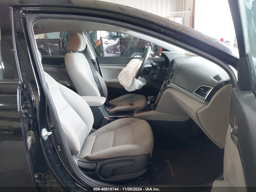 2018 Hyundai Elantra VIN KMHD74LF1JU665922 COPART salvage auction — Front End, Salvage (Kansas), sold $3,500 on 2024-12-13 (photo 5)