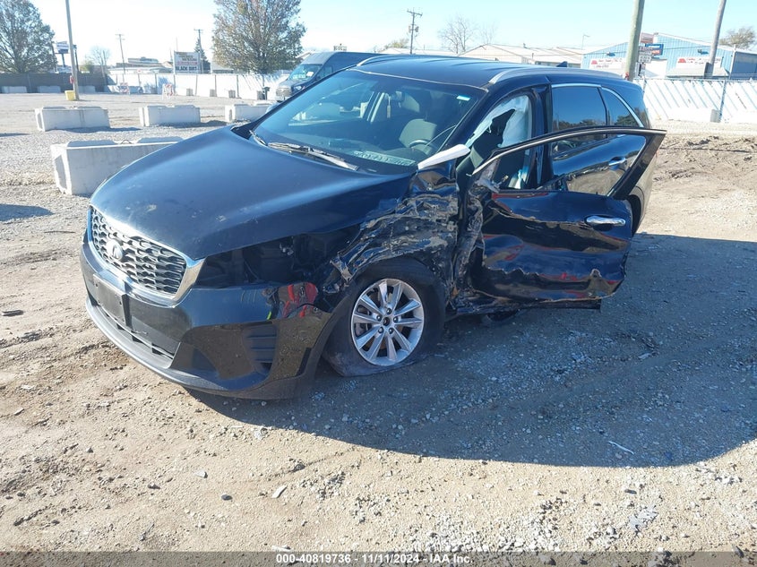 2019 Kia Sorento VIN 5XYPGDA37KG554577 IAAI salvage auction — LEFT SIDE, Salvage (Indiana), sold $25 on 2026-07-28 (photo 2)