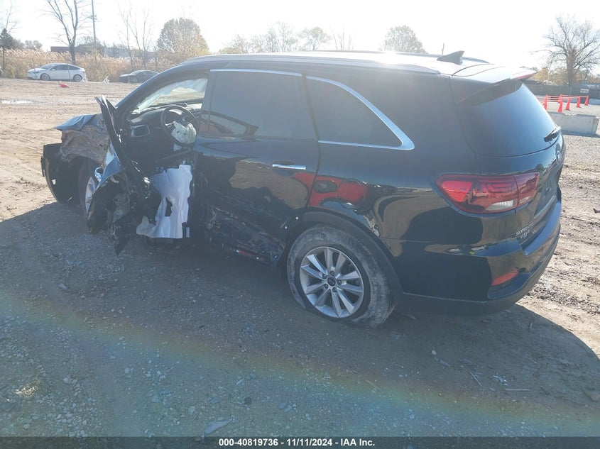 2019 Kia Sorento VIN 5XYPGDA37KG554577 IAAI salvage auction — LEFT SIDE, Salvage (Indiana), sold $25 on 2026-07-28 (photo 3)