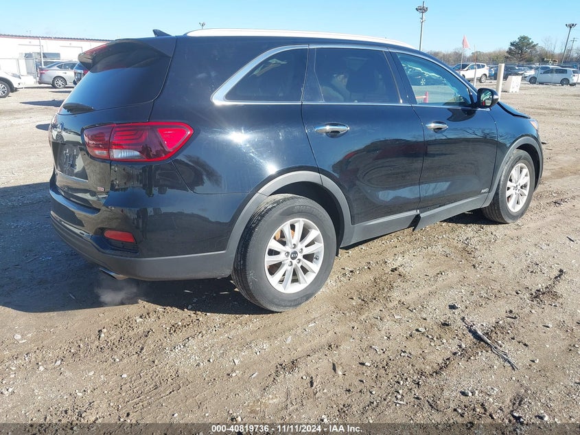 2019 Kia Sorento VIN 5XYPGDA37KG554577 IAAI salvage auction — LEFT SIDE, Salvage (Indiana), sold $25 on 2026-07-28 (photo 4)