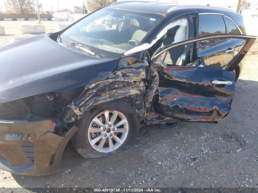 2019 Kia Sorento VIN 5XYPGDA37KG554577 IAAI salvage auction — LEFT SIDE, Salvage (Indiana), sold $25 on 2026-07-28 (photo 6)