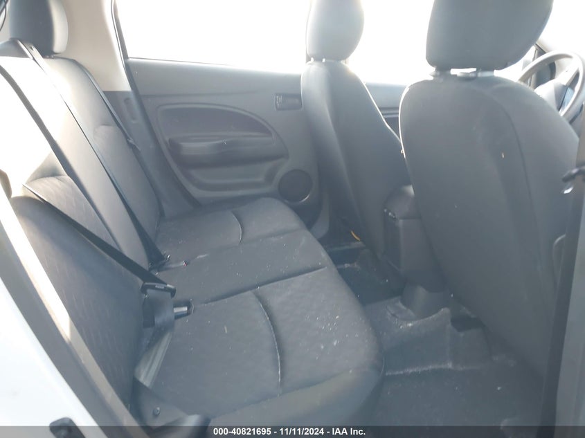 2022 Mitsubishi Mirage VIN ML32AUHJ0NH005544 IAAI salvage auction — RIGHT SIDE, Salvage Title, sold $2,250 on 2026-07-10 (photo 8)