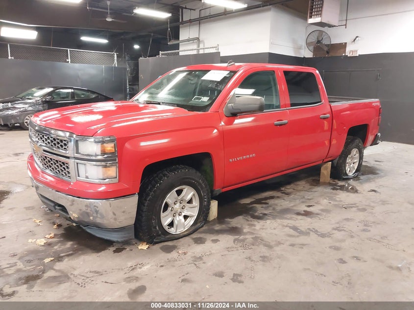 2014 Chevrolet Silverado 1500 VIN 3GCUKREC2EG506547 IAAI salvage auction — THEFT, Salvage Title, sold $5,700 on 2026-07-05 (photo 2)