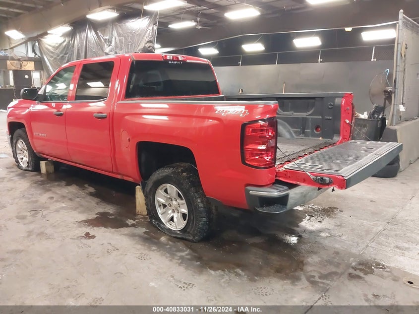 2014 Chevrolet Silverado 1500 VIN 3GCUKREC2EG506547 IAAI salvage auction — THEFT, Salvage Title, sold $5,700 on 2026-07-05 (photo 3)