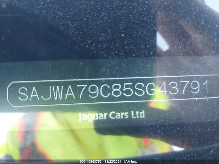 2005 Jaguar Xj series VIN SAJWA79C85SG43791 IAAI salvage auction — LEFT SIDE, Salvage (Texas), sold $1,000 on 2026-07-09 (photo 9)
