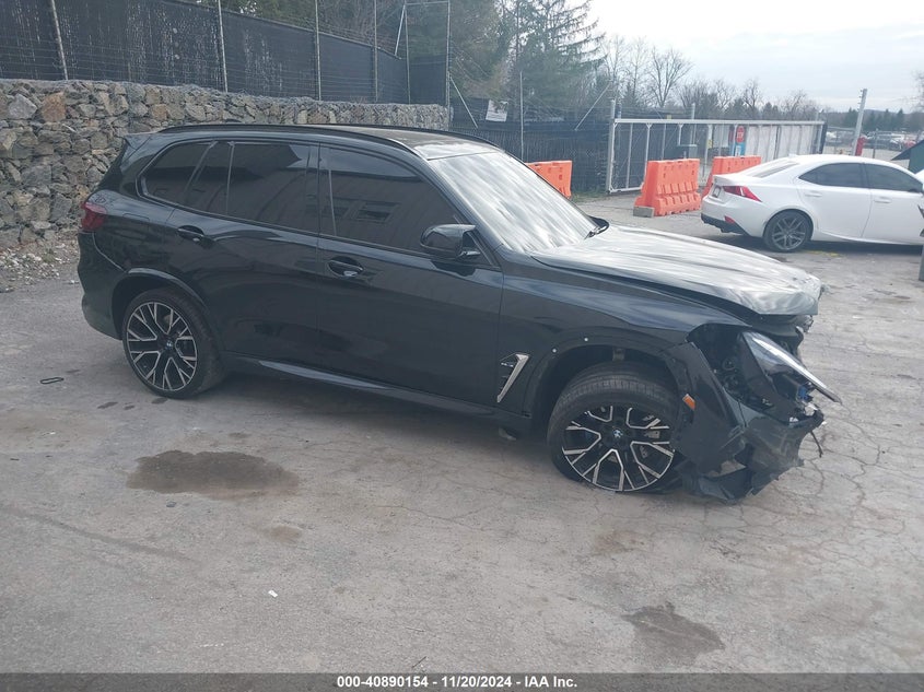 2021 BMW X5 M VIN 5YMJU0C05M9E89401 — COPART salvage auction photo