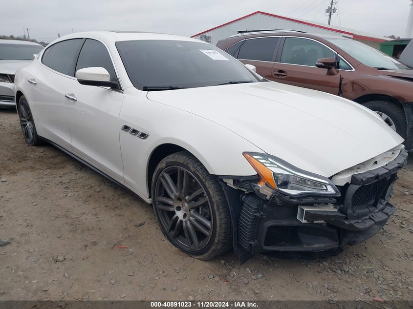 2018 MASERATI QUATTROPORTE VIN ZAM56YPA1J1281654 — COPART salvage auction photo