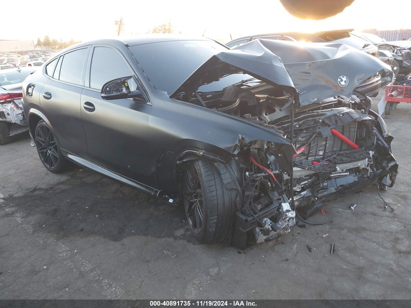 2025 BMW X6 M VIN 5YM23ET03S9X23615 — IAAI salvage auction photo