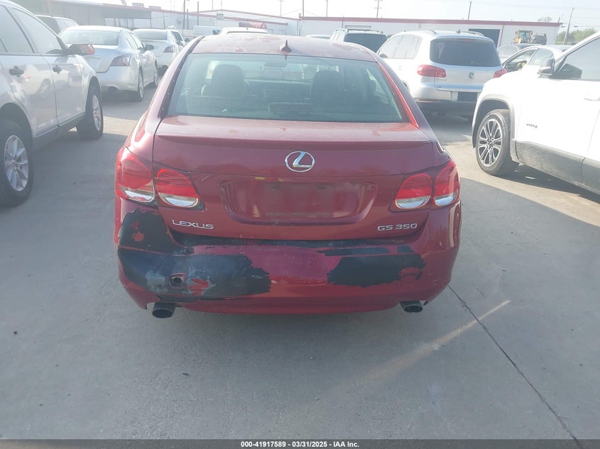 2010 Lexus Gs 350 VIN JTHBE1KS4A0048678 IAAI salvage auction — REAR END, Original (Texas), sold $675 on 2026-07-20 (photo 6)