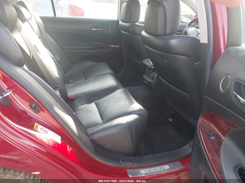 2010 Lexus Gs 350 VIN JTHBE1KS4A0048678 IAAI salvage auction — REAR END, Original (Texas), sold $675 on 2026-07-20 (photo 8)