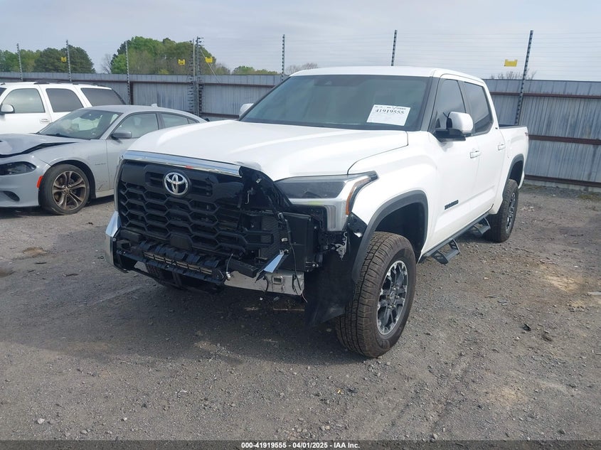 2025 Toyota Tundra VIN 5TFLA5DB7SX242667 COPART salvage auction — Left Front, Clear (Arkansas), sold $37,600 on 2025-05-12 (photo 6)