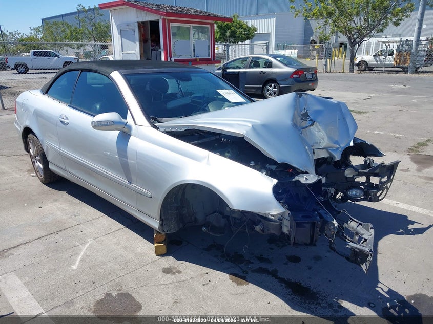 2007 Mercedes-benz Clk-klasse VIN WDBTK56F57T080788 IAAI salvage auction — FRONT END, Bill Of Sale (California), sold $275 on 2026-07-06 (photo 1)