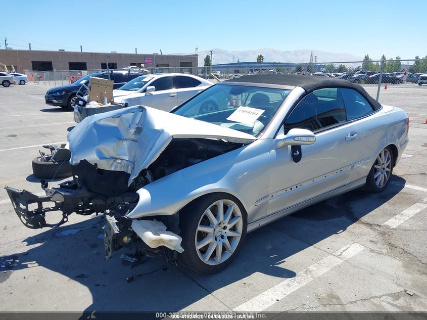 2007 Mercedes-benz Clk-klasse VIN WDBTK56F57T080788 IAAI salvage auction — FRONT END, Bill Of Sale (California), sold $275 on 2026-07-06 (photo 2)