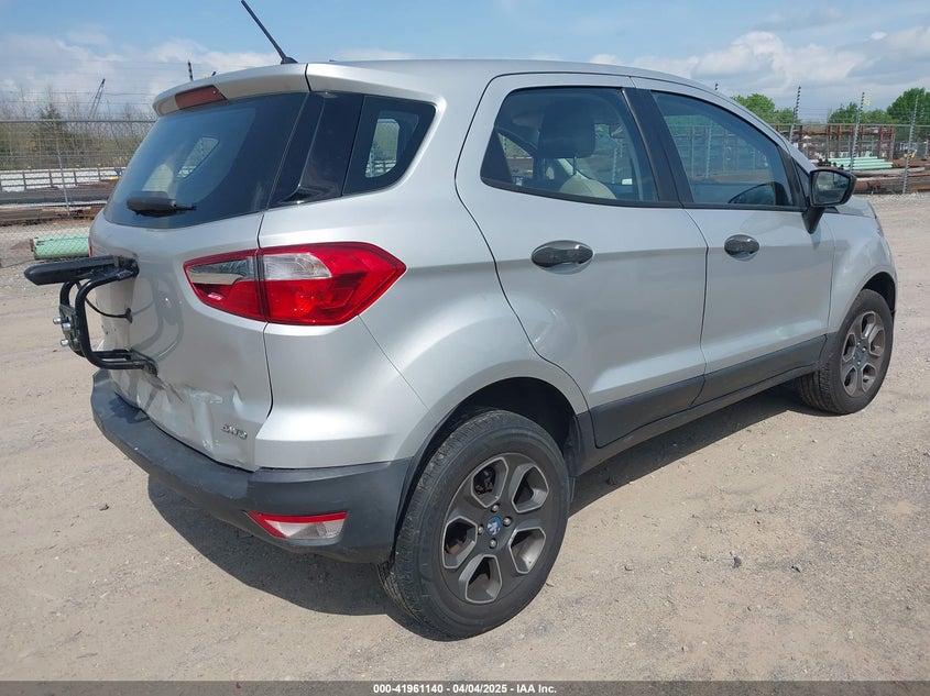2018 Ford Ecosport VIN MAJ6P1SL4JC196050 IAAI salvage auction — REAR END, Salvage Title, sold $625 on 2026-07-22 (photo 4)
