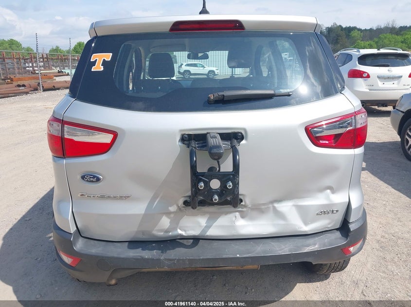 2018 Ford Ecosport VIN MAJ6P1SL4JC196050 IAAI salvage auction — REAR END, Salvage Title, sold $625 on 2026-07-22 (photo 6)