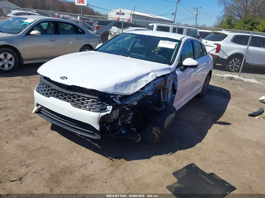 2021 Kia K5 VIN 5XXG14J23MG015647 IAAI salvage auction — FRONT END, Salvage (Indiana), sold $2,200 on 2026-07-14 (photo 2)
