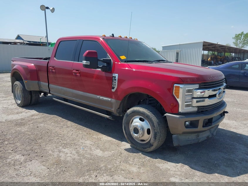 2019 Ford F350 VIN 1FT8W3DT5KEE40647 IAAI salvage auction — LEFT REAR, Salvage (Oklahoma), sold $16,800 on 2026-07-29 (photo 1)
