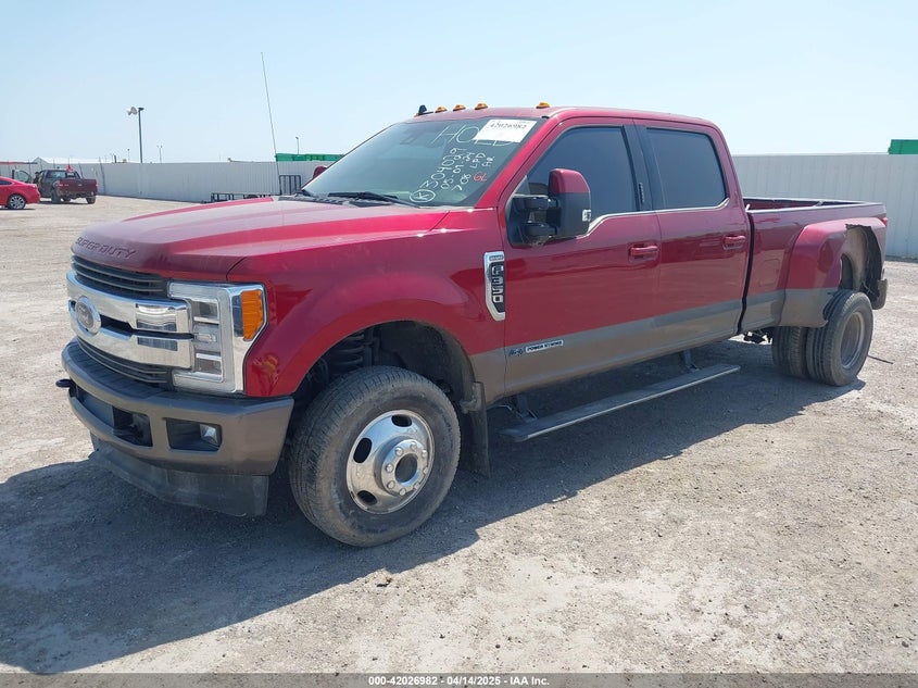 2019 Ford F350 VIN 1FT8W3DT5KEE40647 IAAI salvage auction — LEFT REAR, Salvage (Oklahoma), sold $16,800 on 2026-07-29 (photo 2)