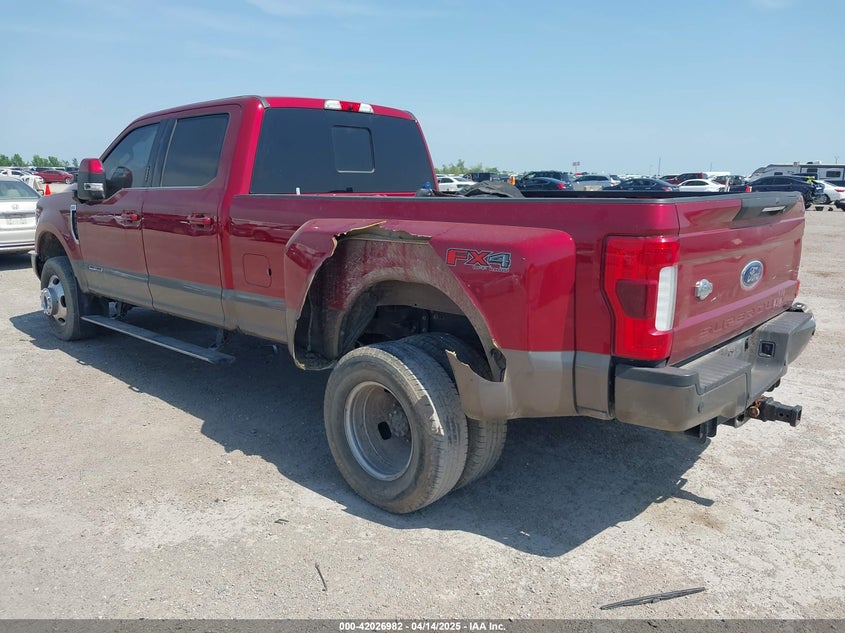 2019 Ford F350 VIN 1FT8W3DT5KEE40647 IAAI salvage auction — LEFT REAR, Salvage (Oklahoma), sold $16,800 on 2026-07-29 (photo 3)