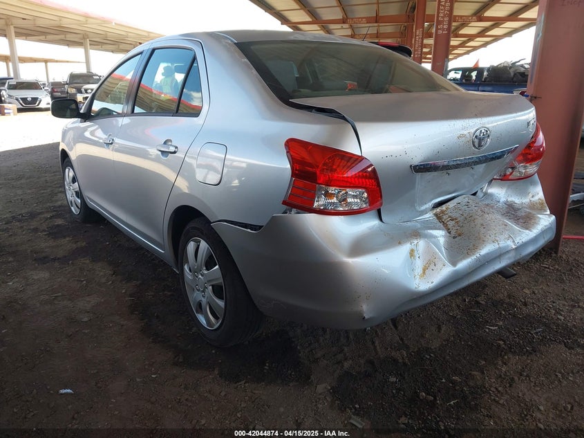 2012 Toyota Yaris VIN JTDBT4K39CL015100 IAAI salvage auction — REAR END, Salvage Title, sold $1,250 on 2026-07-21 (photo 3)