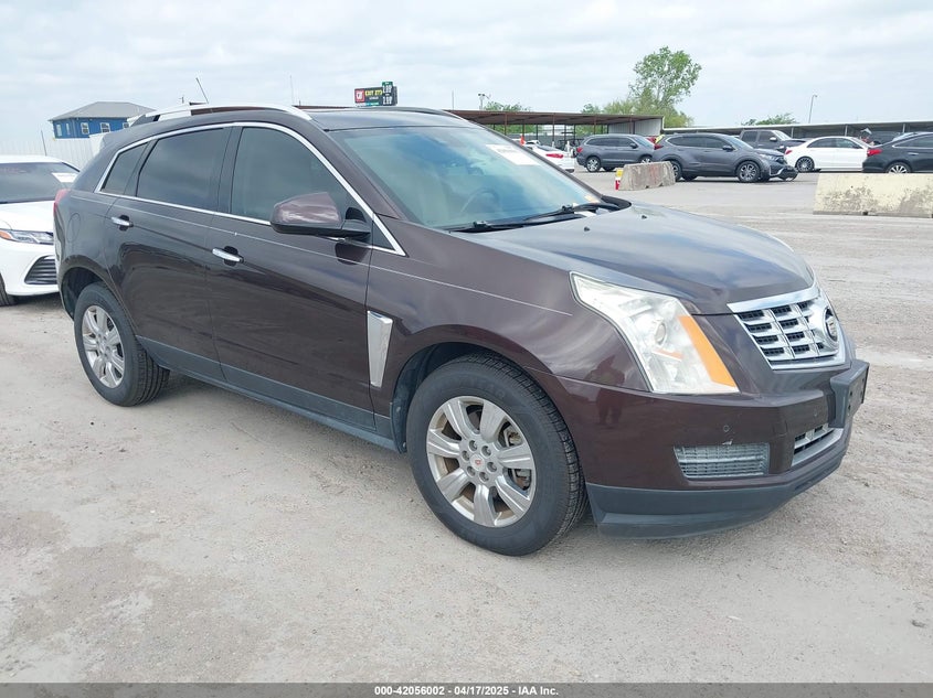 2015 Cadillac Srx VIN 3GYFNBE35FS597538 COPART salvage auction — Hail, Clear (Texas), sold $7,250 on 2025-05-31 (photo 1)