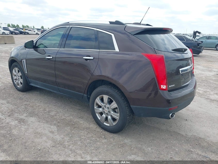 2015 Cadillac Srx VIN 3GYFNBE35FS597538 COPART salvage auction — Hail, Clear (Texas), sold $7,250 on 2025-05-31 (photo 3)