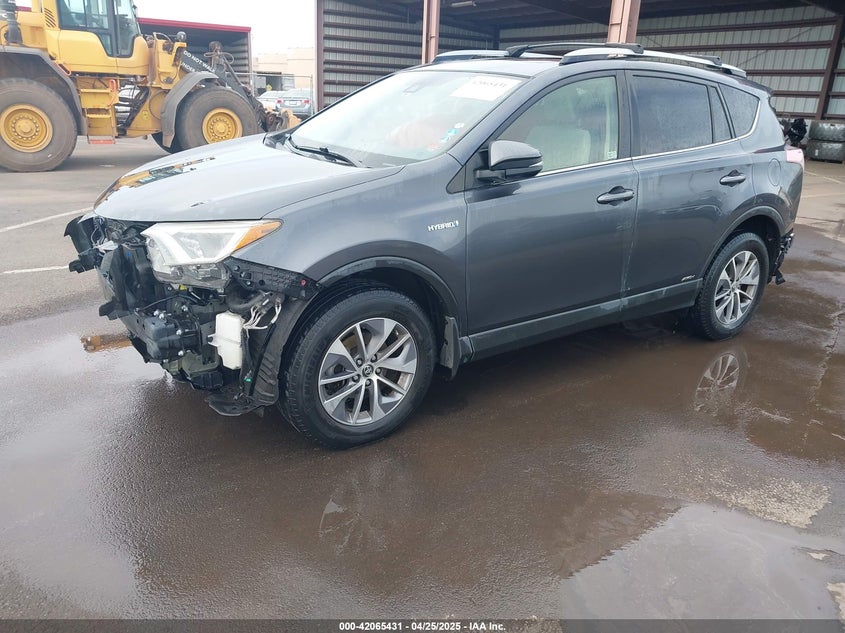2017 Toyota Rav4 hybrid VIN JTMRJREV2HD136275 IAAI salvage auction — FRONT & REAR, Clear (Hawaii), sold $1,400 on 2026-07-14 (photo 2)